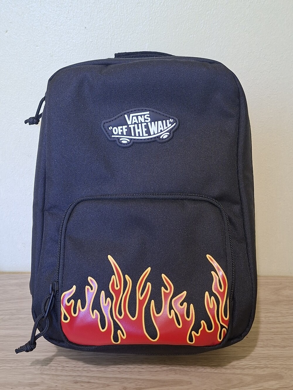 Brand New Vans Old Skool Lunch Bag Black And Fire NWT